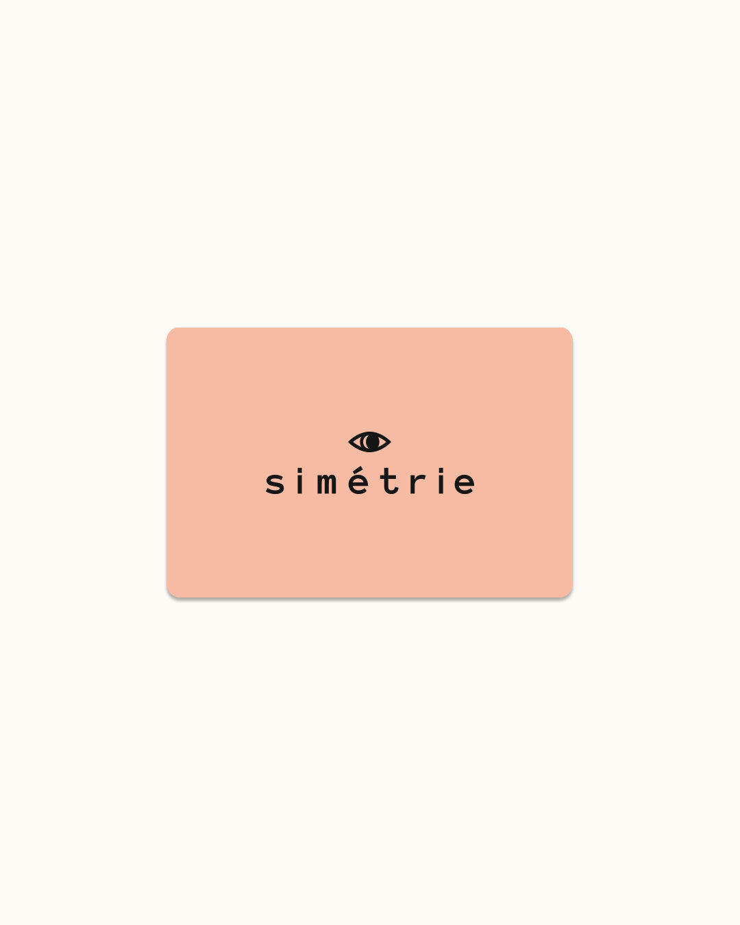 simétrie e-gift card