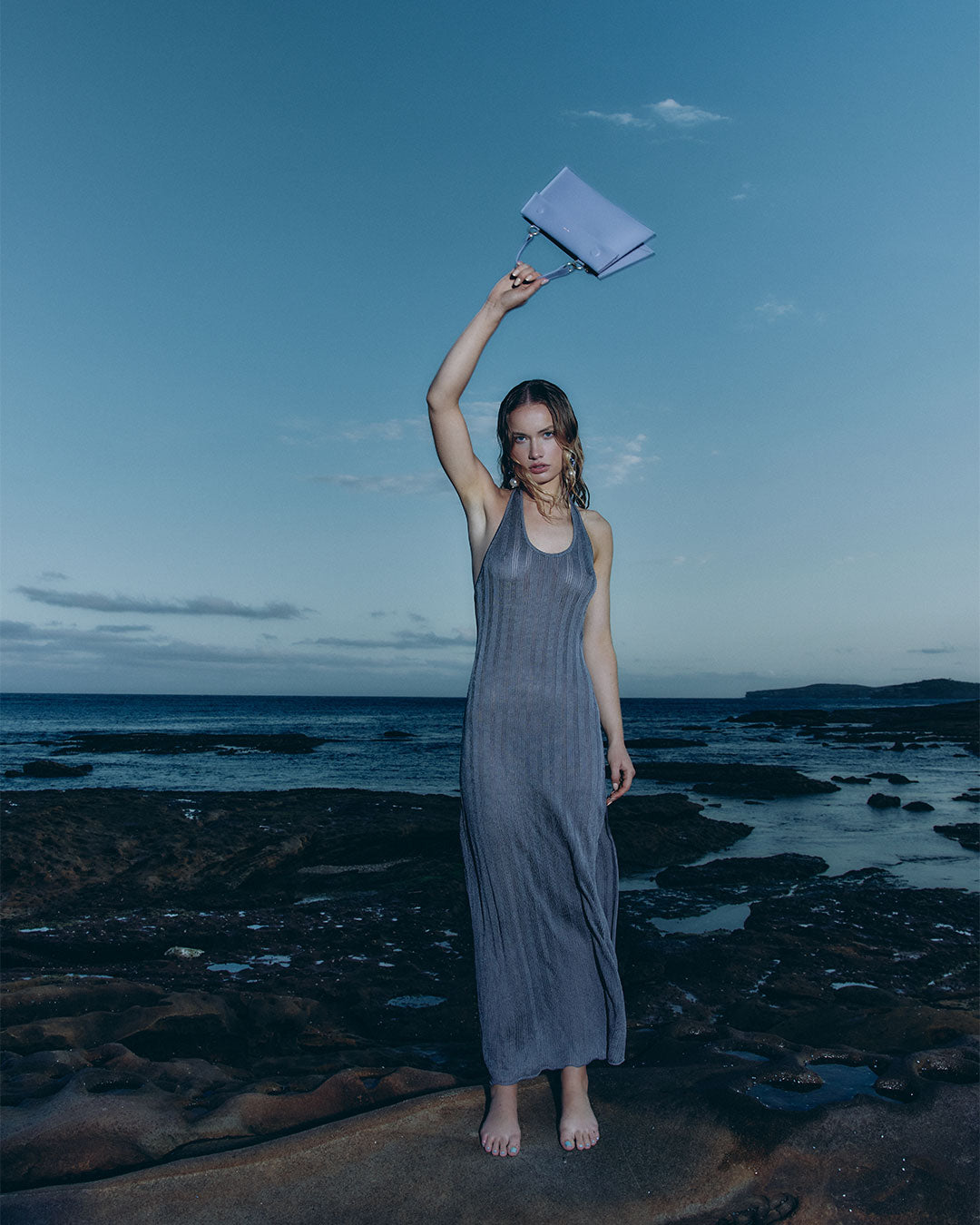 simetrie bay bag / mist blue