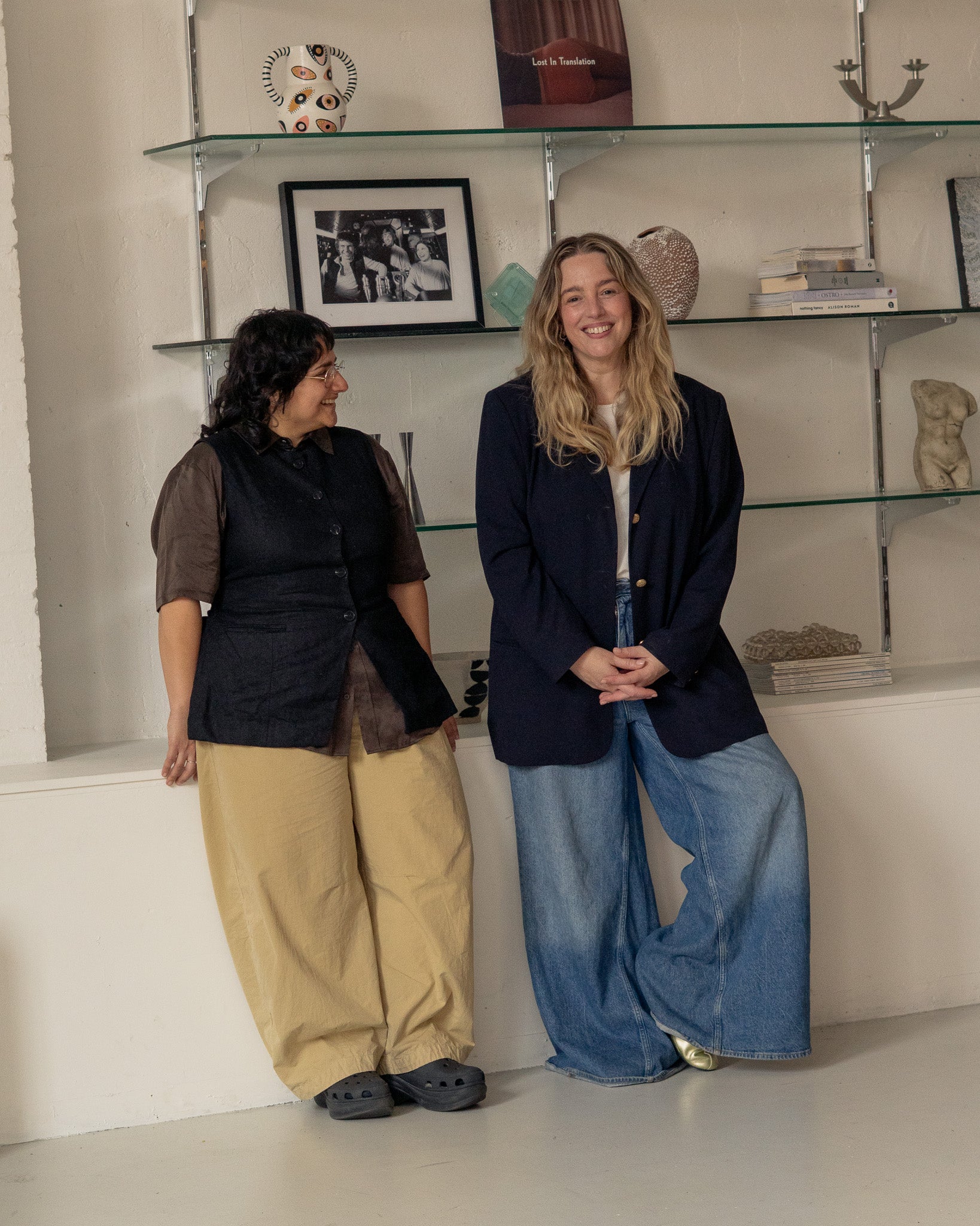 Sarah Godden and Simone Agius at Soft Focus House for with simétrie.