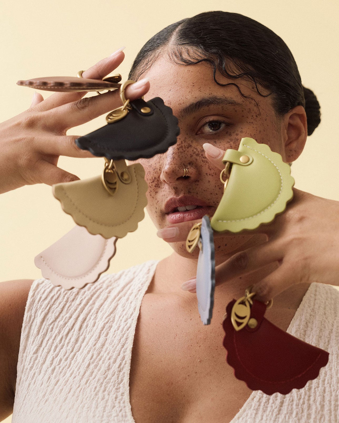 ravjul bag charm / matcha