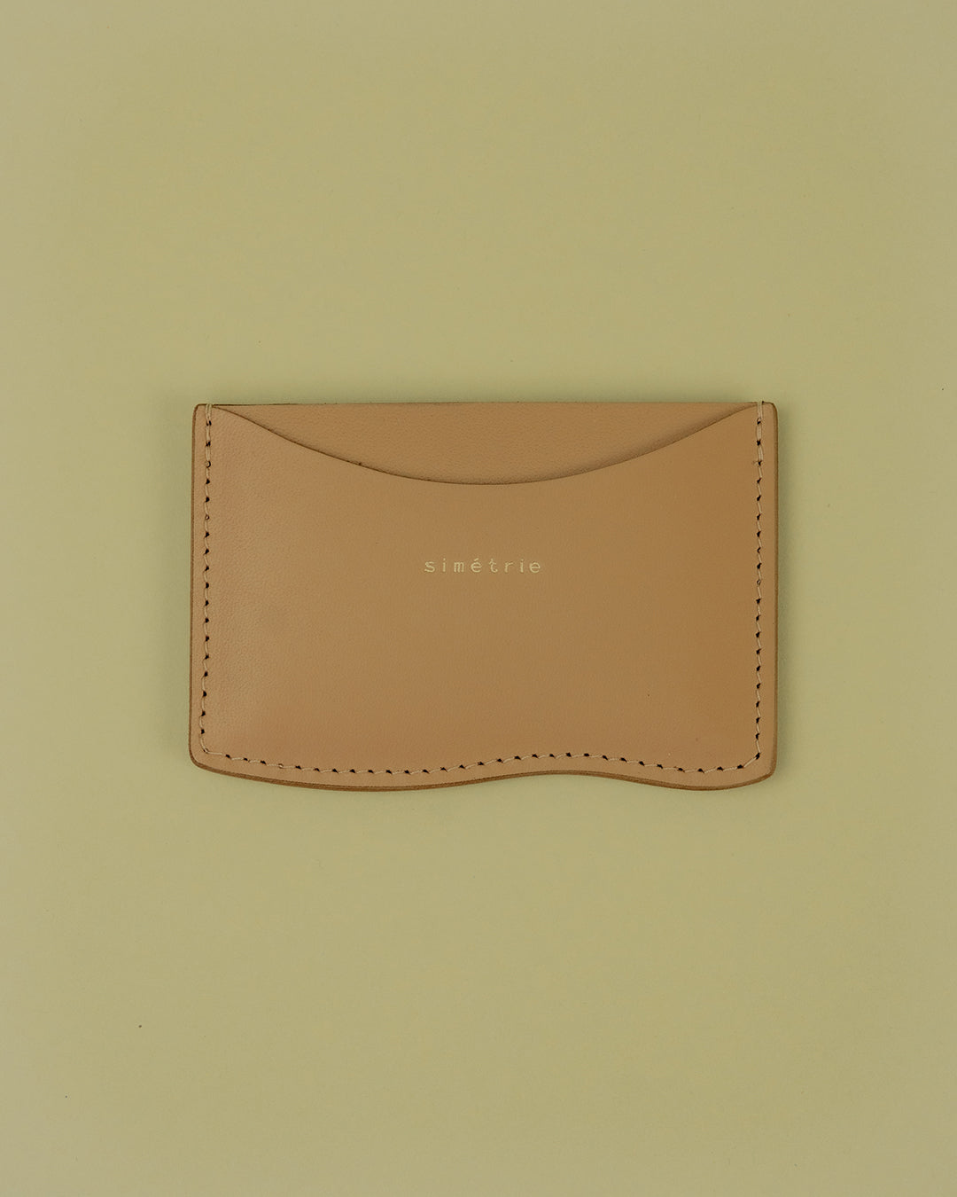 pisces card wallet / almond