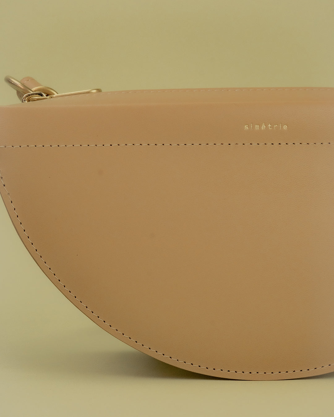 thick lune bag / almond