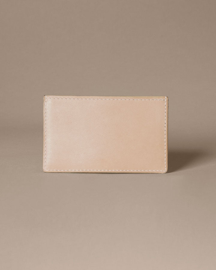 new moon card wallet / natural