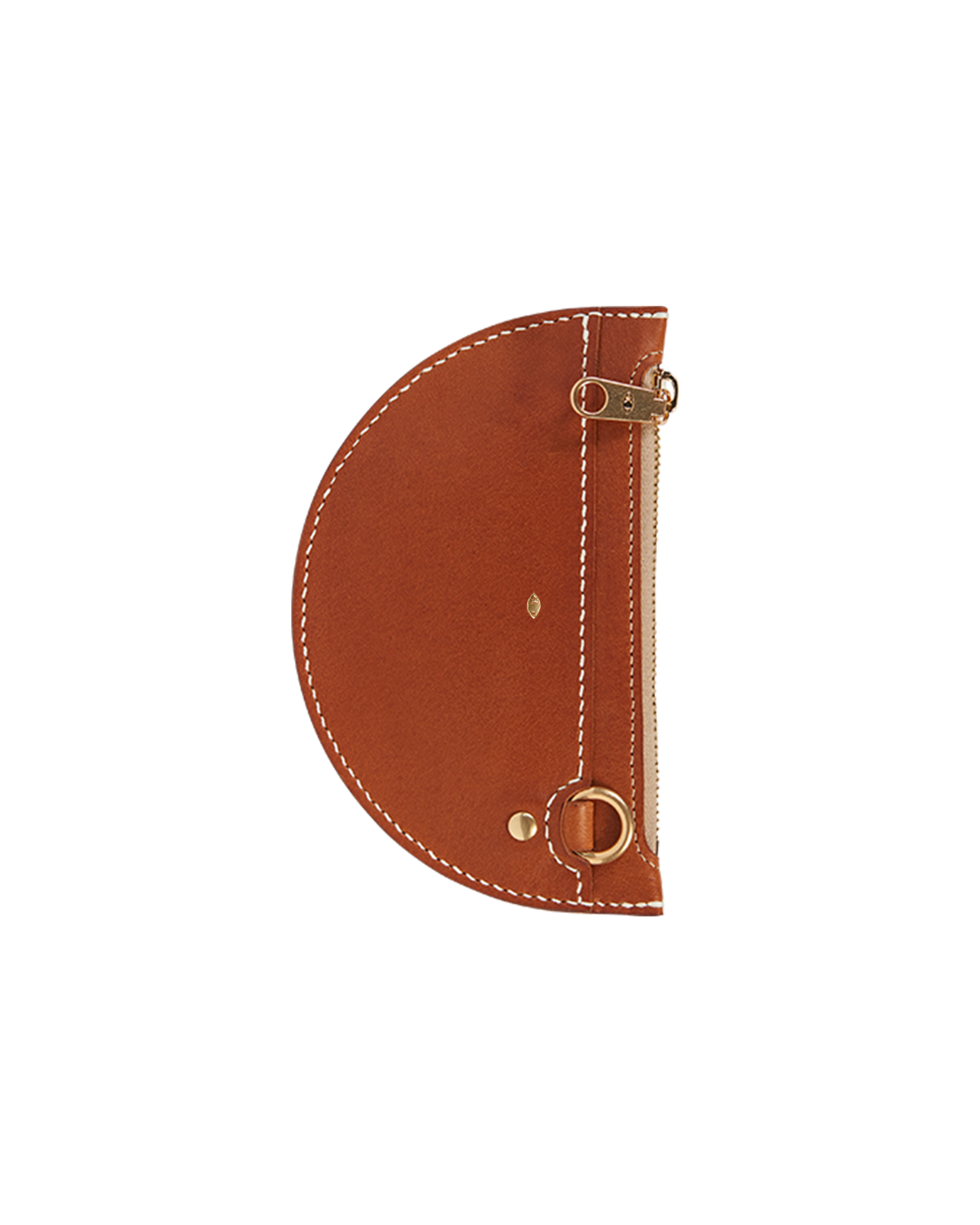 xs crescent moon pouch / bark